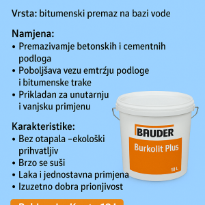 BAUDER BURKOLIT PLUS BITUMENSKI PREMAZ