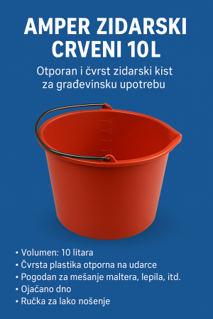 Amper zidarski 10L